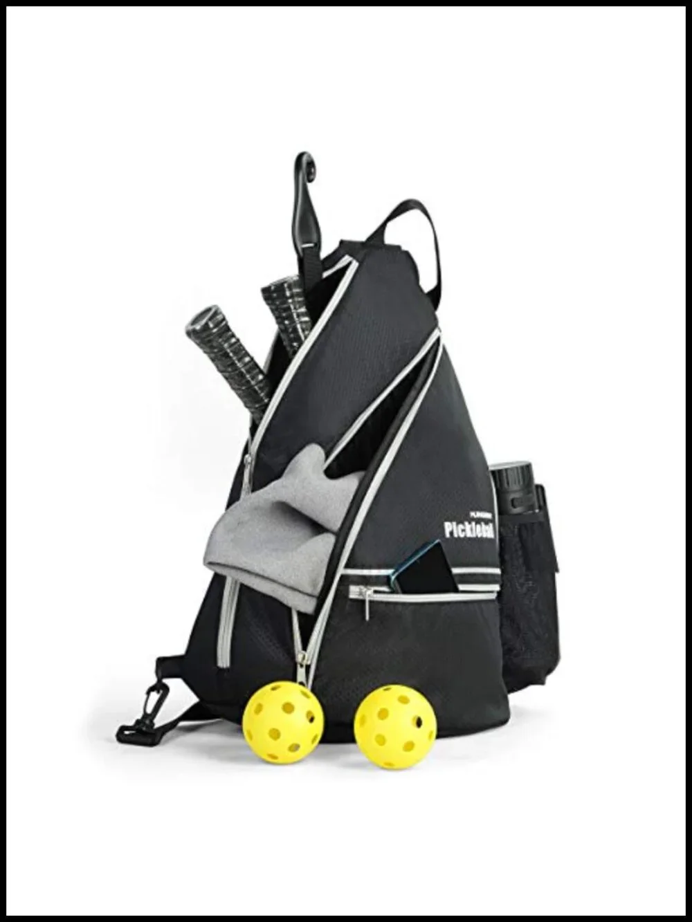 Pickleball Bag with Fence Hook, Large Capacity, Safety Pocket | Water-Resistant